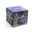 LED-es fényfüggöny - hópehely - 3 x 0,75 m - 224 hidegfehér LED - IP44