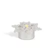 LED-es jégkristály dekoráció - elemes - 4 db / csomag