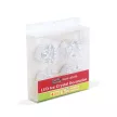 LED-es jégkristály dekoráció - elemes - 4 db / csomag