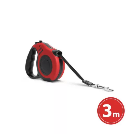 Automata póráz - 3 m - piros