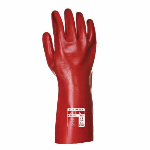 Portwest A435 PVC hosszúszárú védőkesztyű