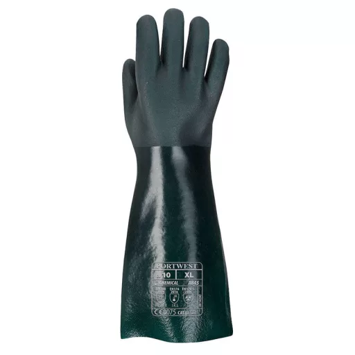 Portwest A845 Duplán mártott PVC védőkesztyű 45cm