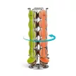 Fém kávékapszula tartó - 24 db Dolce Gusto kapszulához - króm