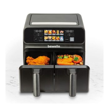 Olaj nélküli fritőz XXL dupla kosár 2200W 4+4L