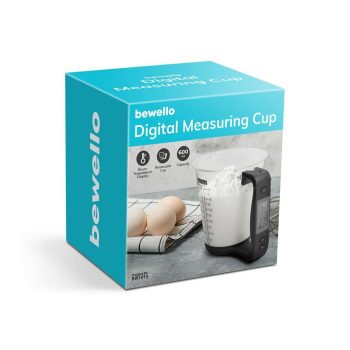 Digitális konyhai mérőkancsó - elemes - 600 ml