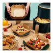 Air fryer sütőpapír - olaj nélküli sütőhöz - négyzet - 20 cm - 50 db / csomag