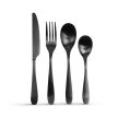 Evőeszköz készlet - matt fekete - 16 részes
