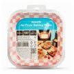 Air fryer sütőpapír - kockás, négyzet - 23 cm - 50 db / csomag