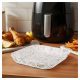 Air fryer sütőpapír - mintás, négyzet - 20 cm - 50 db / csomag