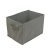 Szövet tárolódoboz - 32 x 22 x 22 cm - szürke