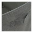 Szövet tárolódoboz - 32 x 22 x 22 cm - szürke