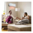 Smart fali hősugárzó - 1000/2000W - Tuya - opál