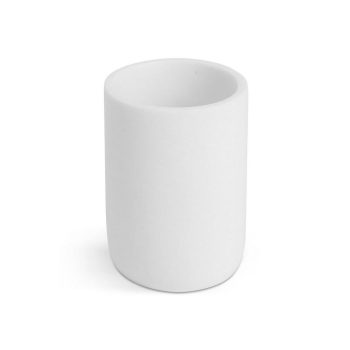 Fürdőszobai pohár - matt fehér