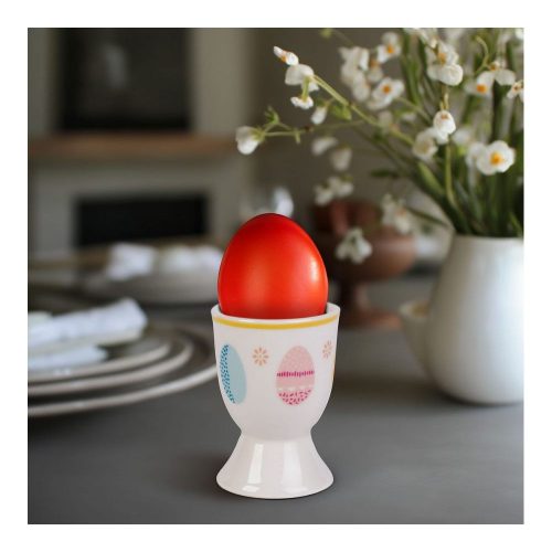 Húsvéti dekoráció - porcelán tojástartó - 6,5 cm