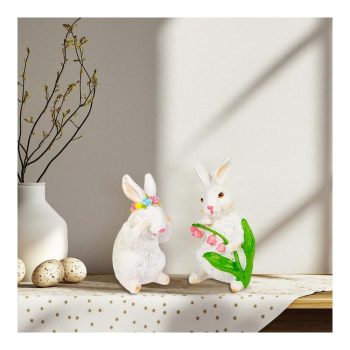   Húsvéti dekoráció - nyuszi - 2 féle - 7,5 x 7,2 x 14,5 cm