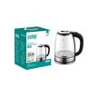 Elektromos üveg vízforraló - 1500 W - 1.8 L