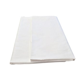 Karina fehér pamut lepedő 150 x 220 cm