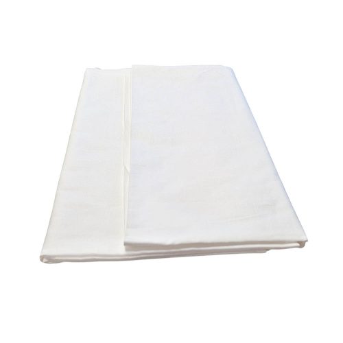 Karina fehér pamut lepedő 150 x 220 cm