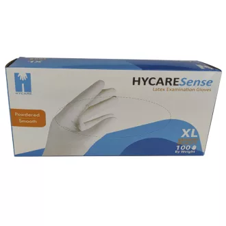 Hycare púderes latex kesztyű