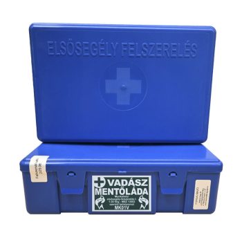   MK01V Vadász mentőláda elsősegély felszerelés (1-30 főig) kék