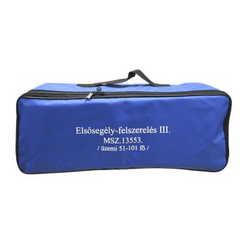   MK03 "III" munkahelyi elsősegély felszerelés (51-100) főig kék