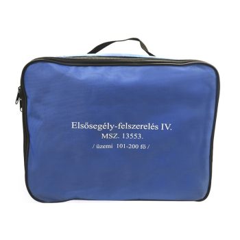   MK04 "IV" munkahelyi elsősegély felszerelés (101-200 főig) kék