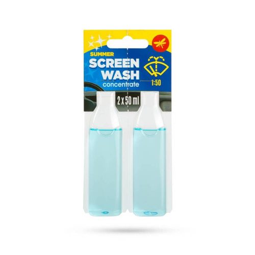 Nyári szélvédőmosó koncentrátum - bogároldó hatással - 2 x 50 ml