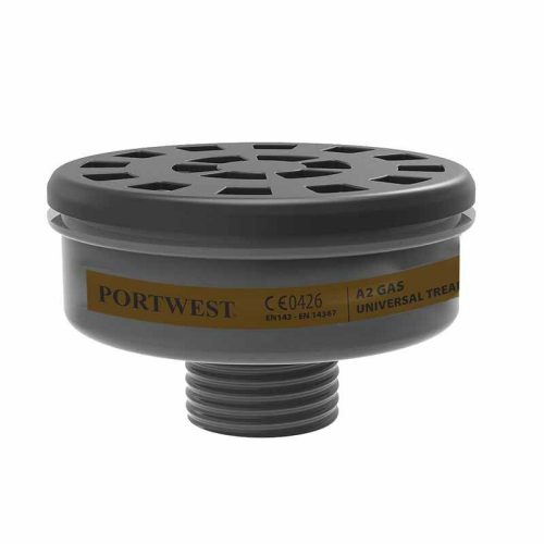 Portwest P906 A2 gáz szűrő - zsinórmenetes csatlakozással