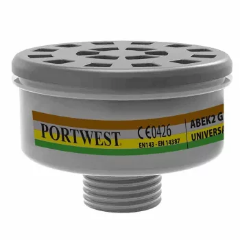   Portwest P926 ABEK2 gáz szűrő - zsinórmenetes csatlakozással