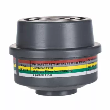   Portwest P970  ABEK1P3 kombinált szűrő a P410 gázmaszkhoz (4db)