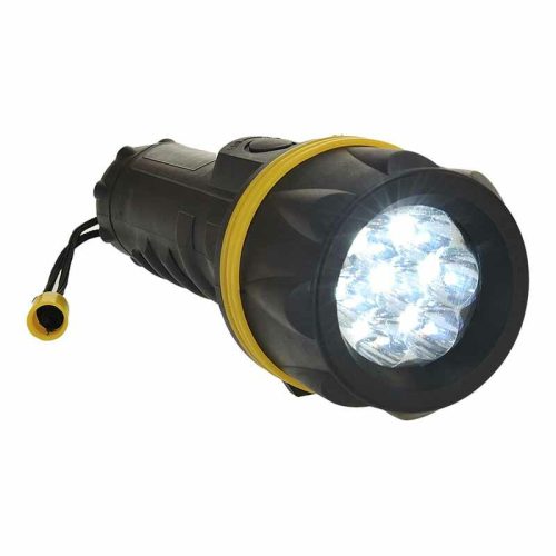 Portwest PA60 7 LED gumiborítású zseblámpa