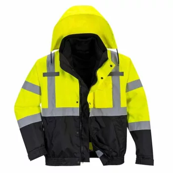   Portwest S365 jól láthatósági prémium bomber kabát 3 az 1-ben