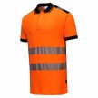 Portwest T180 Jól láthatósági galléros póló