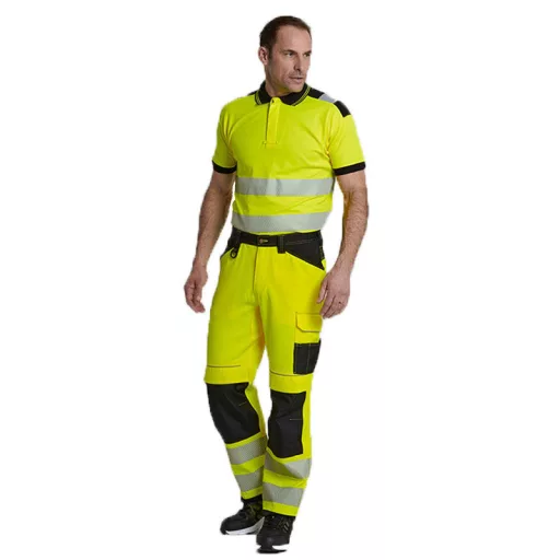 Portwest T180 Jól láthatósági galléros póló