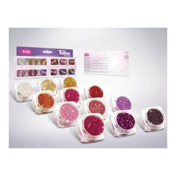 Csillámpor szett - meleg színek válogatása