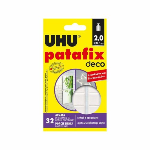 UHU Patafix homedeco fehér gyurmaragasztó  32 db / csomag