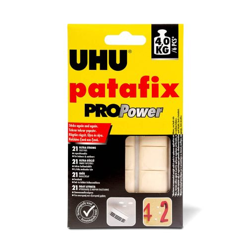 UHU Patafix PROPower fehér gyurmaragasztó 21 db / csomag